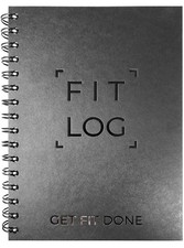 NEW Undated Fitness Journal  Workout Planner - Designed by Experts Gym Notebook