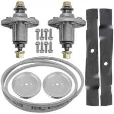 Spindle Blade Belt Kit For John Deere LA100 LA105 LA110 LA115 LA120 LA125 LA135