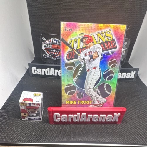 Funko Bitty Pop! Mike Trout MLB Mini Figurine & Collectible Trading Card 165