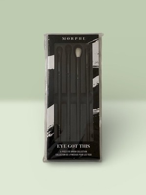 Morphe  Eye Got This  4-Piece Eye Brush Collection Oval-Crease-Blender-Liner NEW