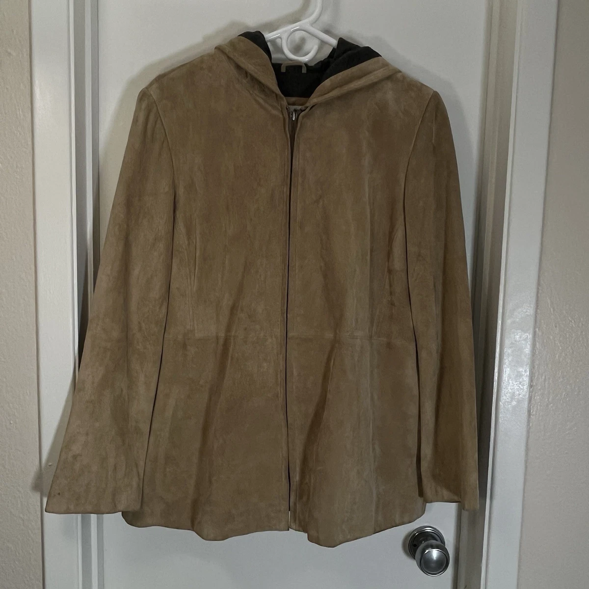 Valerie Stevens Leather Outer Shell Brown Coats, Jackets 