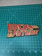 3D Printed Back To The Future Sign Logo Fan Display Fan Art