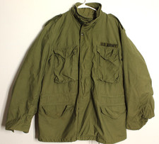 US ARMY Military Size Large Reg Cold Weather M65 Field OG-107 Jacket SCOVILL