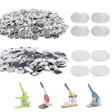 500 PCS Metal 25mm 1 Inch Blank Button Supplies Parts Badge Maker Machine