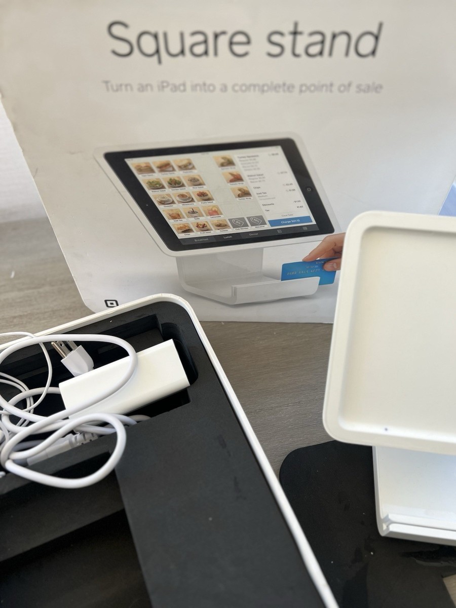 Square Stand for iPad Air POS with Lighting Connector