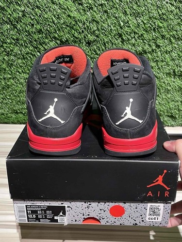 Size 11M/12.5W - Jordan 4 Retro Red Thunder Sz 11M, CT8527-016 Pre-Owned - Picture 5 of 7