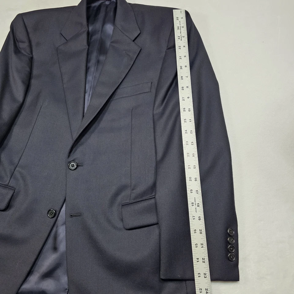 Traje Hickey Freeman Loro Piana Super 130's Para Hombre 40S Pantalones 34x28 Tasmania EE. UU. Foto 3 de 4