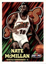 NBA Basketball # 311 Nate McMillan 1998 Hoops card