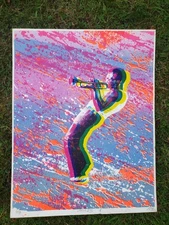 Miles Davis Original Litho 6/18, Signed