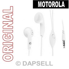 Auricolare Motorola Originale Stereo Sjyn1181b White Per Wx306 Xoom 2 Xt390