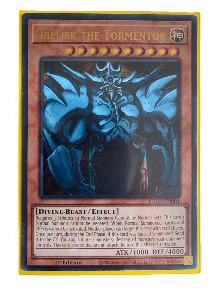 YUGIOH Egyptian God Deck Complete 40 - Cards with Sleeves - Image 2 of 4