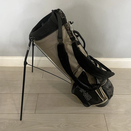 PING Hoofer 2 Golf Bag w/ Stand Cart Carry 4 Way Olive Black - No Rain Cover