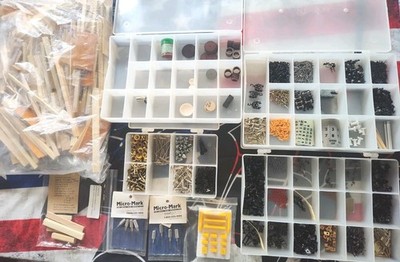 Model Train Railroad Scratch Building Lot Micro-Mark HO Scale Couplers Metal,Pla