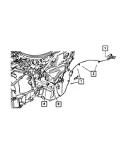 Genuine Mopar Engine Block Heater Cord 68248995AC