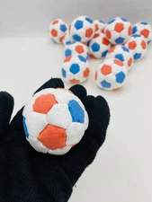 Hacky Sack Soccer Balls Filled With Refined Sand - 3 BALLS PACK. 