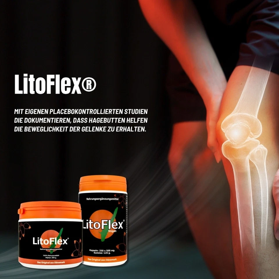 LitoFlex® Hagebuttenpulver Vegan, Kapseln, 250 Stk. - Bild 4 von 4