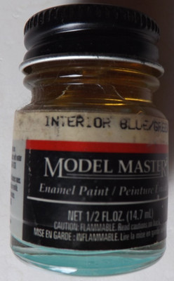 Testors Model Master Interior Blue/Green #2135 1/2 oz. ENAMEL PAINT OOP/HTF