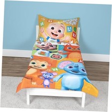 Learning is Fun 4 Piece Toddler Bedding Set   Includes Standard, Toddler