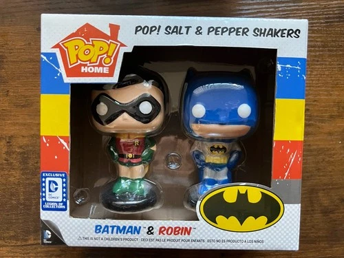 Funko Pop Home BATMAN & ROBIN Salt and Pepper Shakers (DC Legion Exclusive)