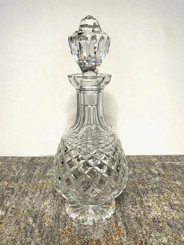 Vintage Waterford Crystal Alana Brandy Decanter 12 3/8" Made Ireland 50's-80's