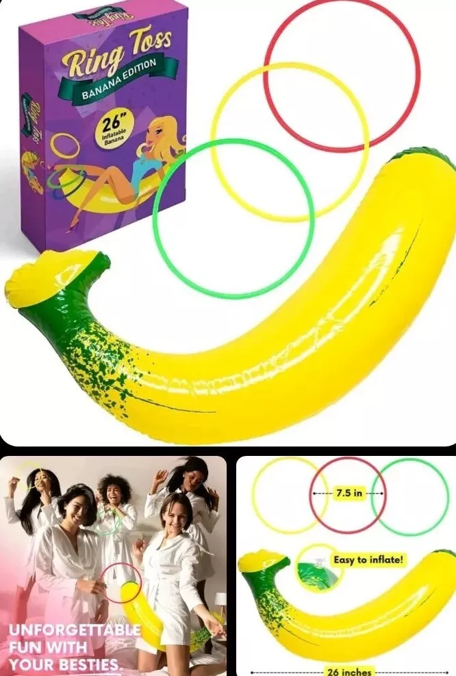 Inflatable Banana Ring Toss Game