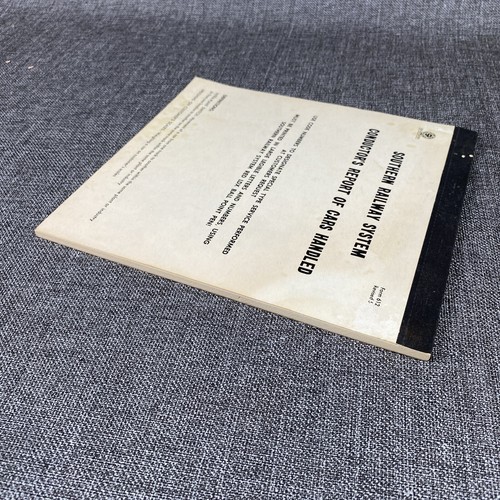 Vintage Southern Railway System Conductor's Report of Cars Handled Booklet - 第 8/11 張圖片