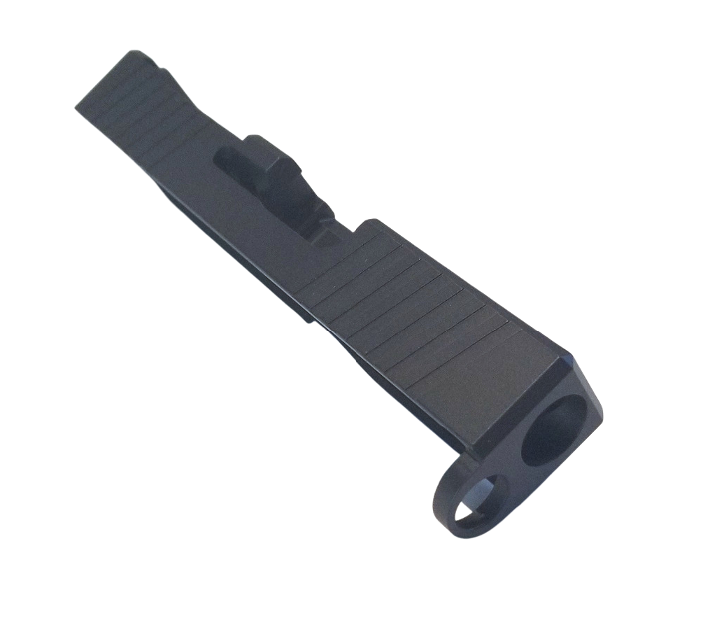 For Glock 43 43X Custom Coated Slide with RMSc Cut Out Cerakote TiN ...