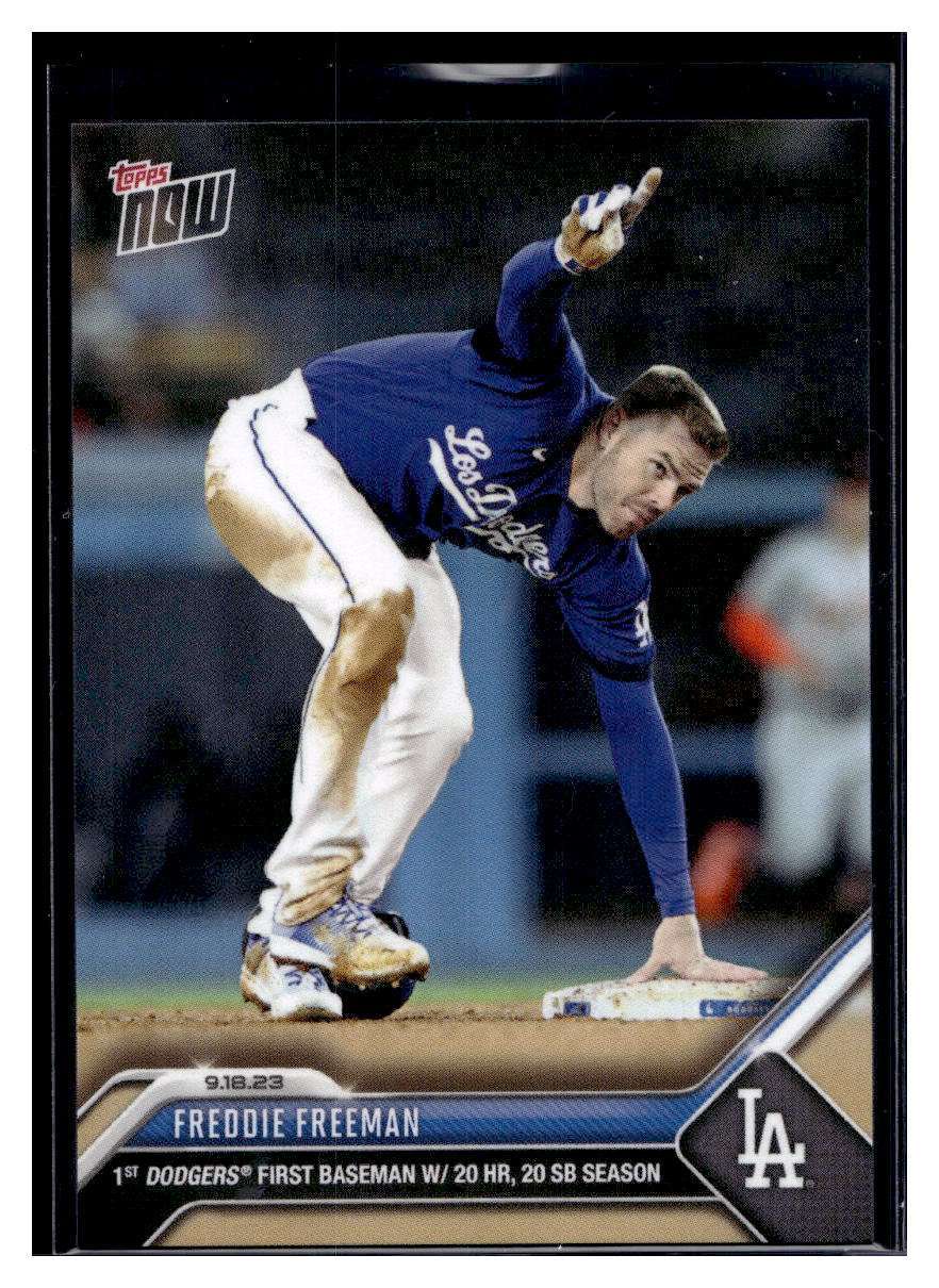 Freddie Freeman #886 Baseball Cards 2023 Topps Now trading card — raw and PSA graded price guide