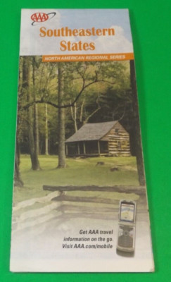 AAA SOUTHEASTERN STATES ROAD MAP  Highway  2010 - 2011