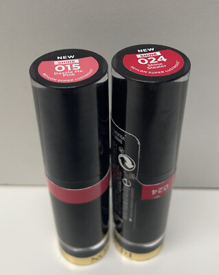 Mixed Lot 2 Revlon Super Lustrous Glass Shine Lipstick #015