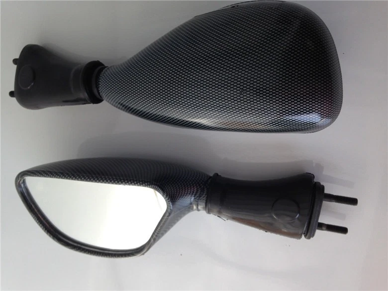 Espejo retrovisor de carbono para Kawasaki Ninja ZX6R 1998-2003 ZX9R 2006-2008 650R Foto 2 de 4