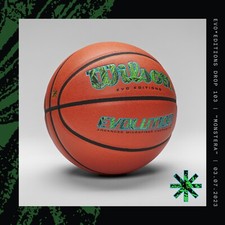 Wilson Evolution Basketball 29.5 EVO EDITIONS MONSTERA Special EditionRare 1/200