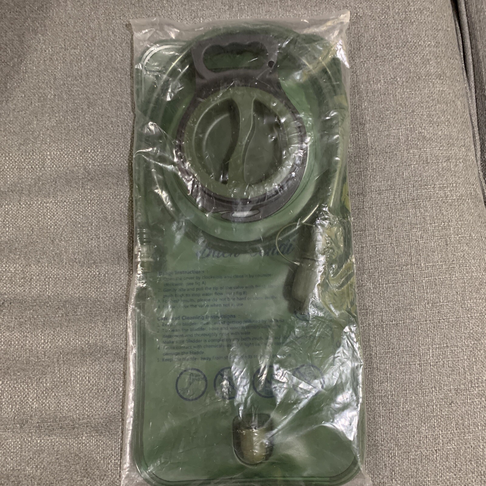 Baen Sendi Hydration Bladder Bag 2 Liter/ 70 Oz Water Green Army