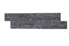 Split Face Tiles | Crystal Black Cladding | 360x100mm | Z Shape | See Options