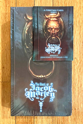FOUR HORSEMEN Figura Obscura The Ghost of Jacob Marley Christmas Story Book MISB