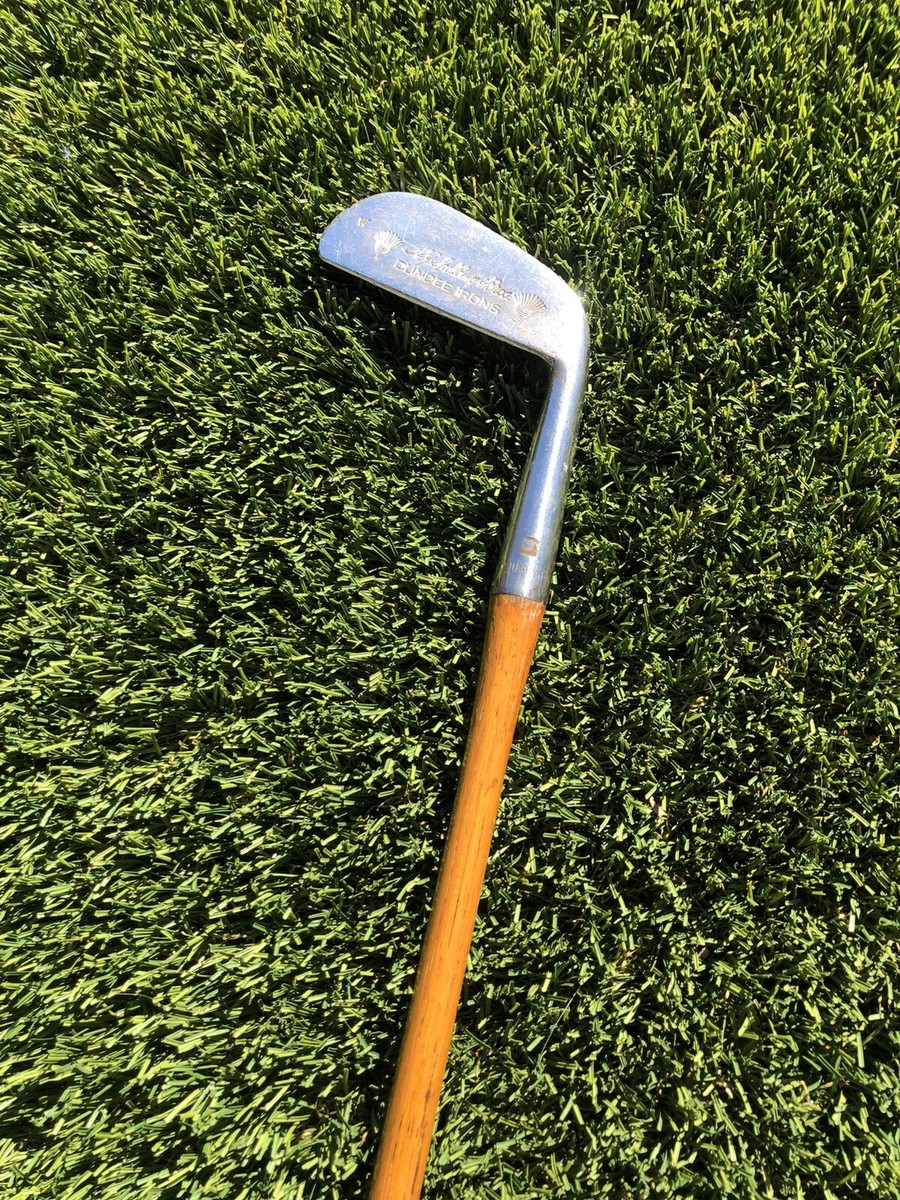 Vintage Spalding Bros Hickory Shaft Mid Iron Dundee Golf