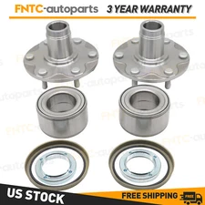 2X Front Wheel Hubs Bearings For 4Runner Sequoia Tundra Tacoma 2WD With Seal