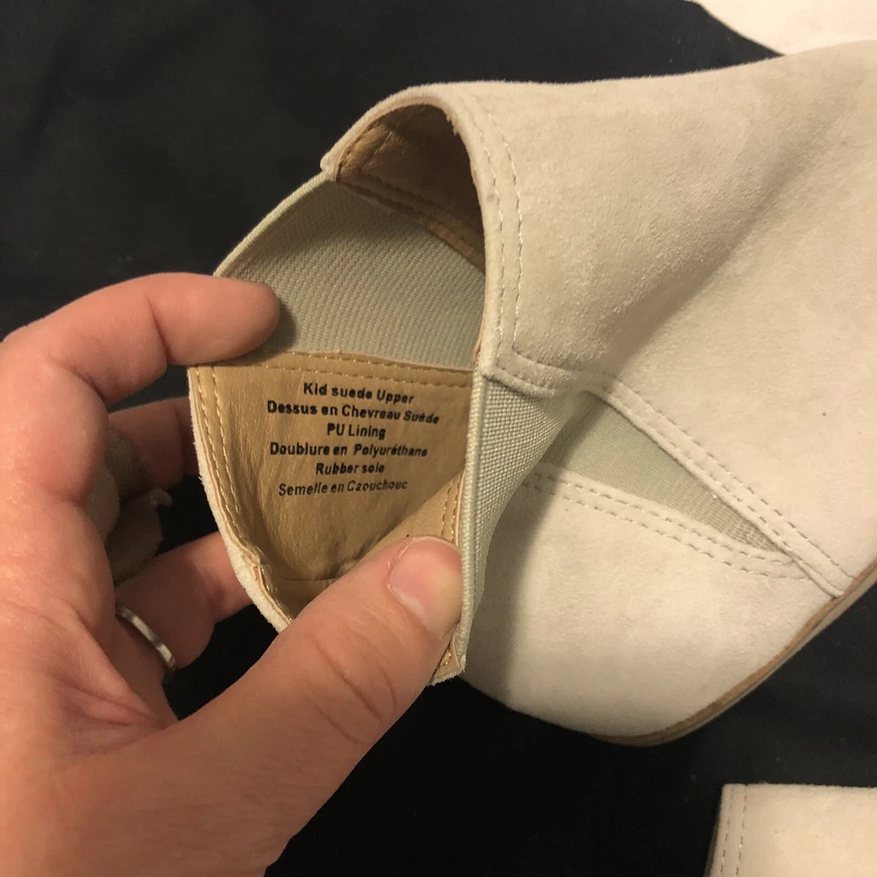 Shellys London Soft Gray Suede Pull On Pointed Boots Sz 6 - Image 4 of 4