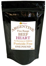 ORGANIC Argentine Desiccated BEEF HEART POWDER UNDEFATTED ~ POUND Lb * JAN 2028