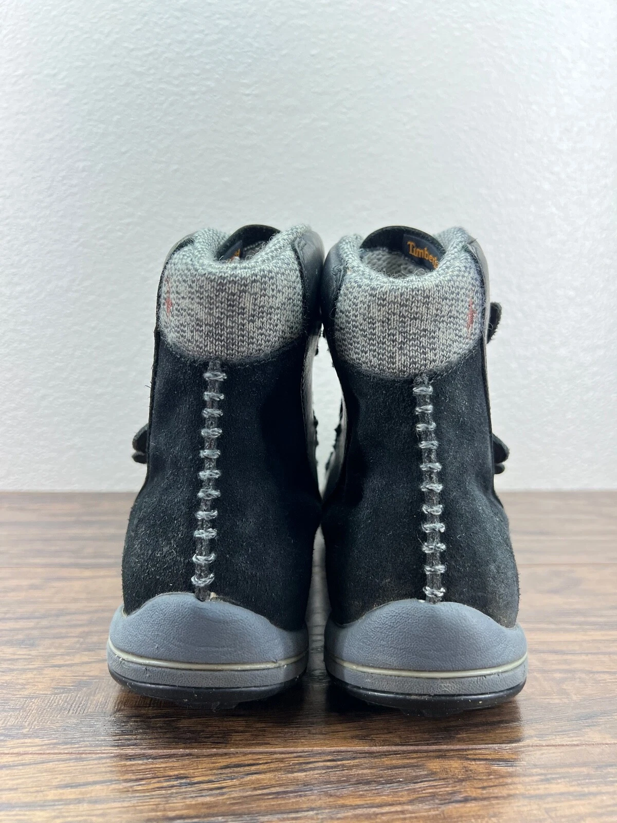 timberland smartwool leather vibram sole boots