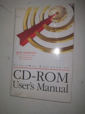 CD-ROM Bedienungsanleitung und evtl. Disc (noch versiegelt) - Vintage