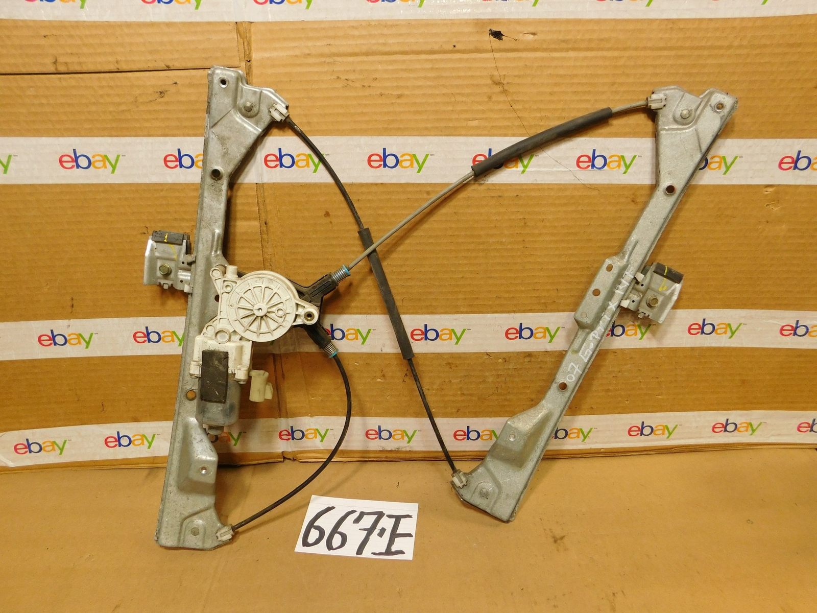 04 - 08 PONTIAC GRAND PRIX Front PASSENGER Side Window Regulator W/ Motor #667-E