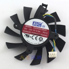 Original Avc Dasa0815r2h Graphics Card Cooling Fan 0.5A