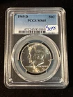 1969 D KENNEDY HALF DOLLAR PCGS MS65