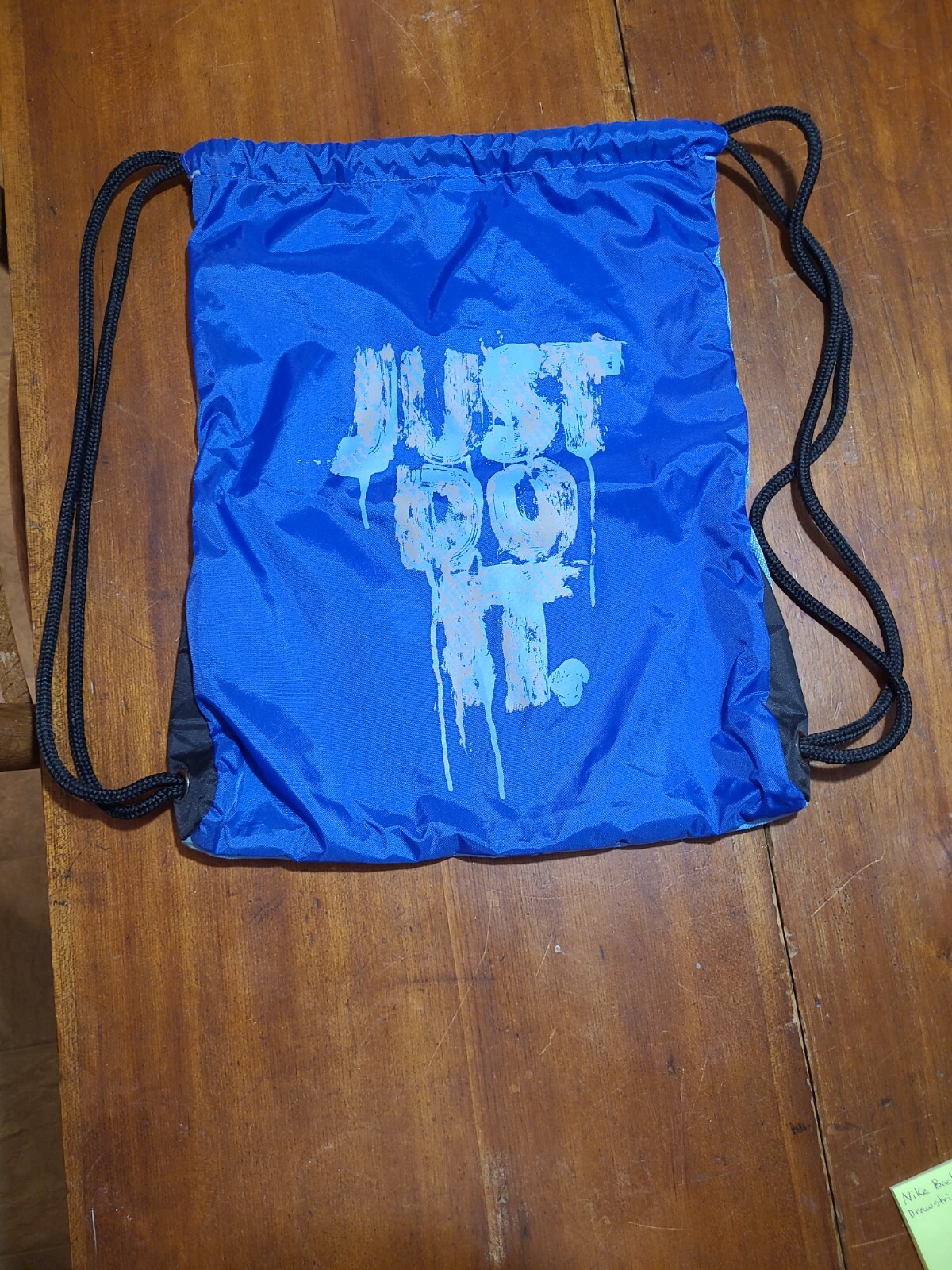 Blue Nike Drawstring Backpack Pre-Owned - image 1