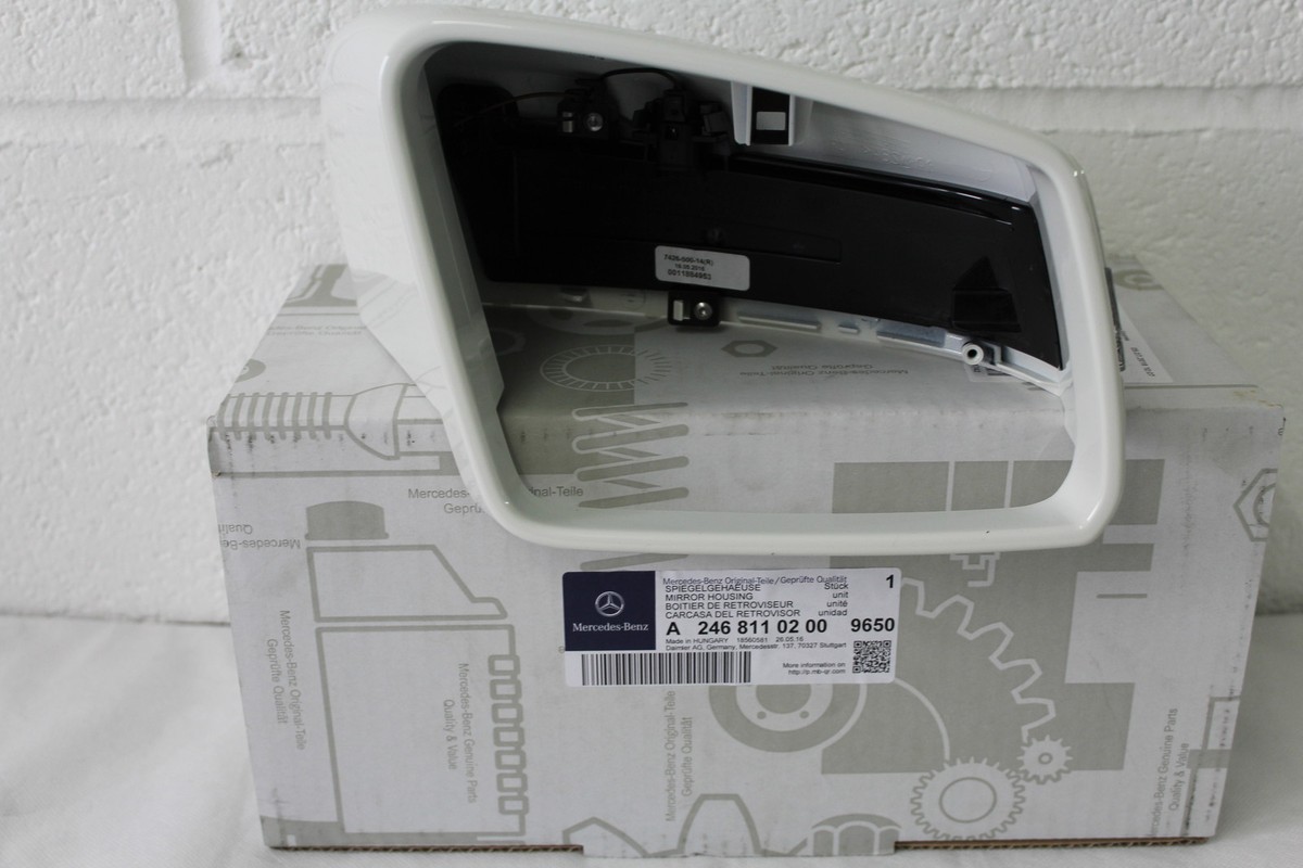Genuine Mercedes-Benz RH Painted Mirror Housing with Indicator 