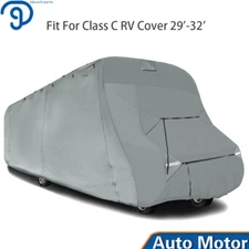 For 29'-32' Class C RV Cover Storage Motorhome Trailer Camper Anti-UV 6 Layers