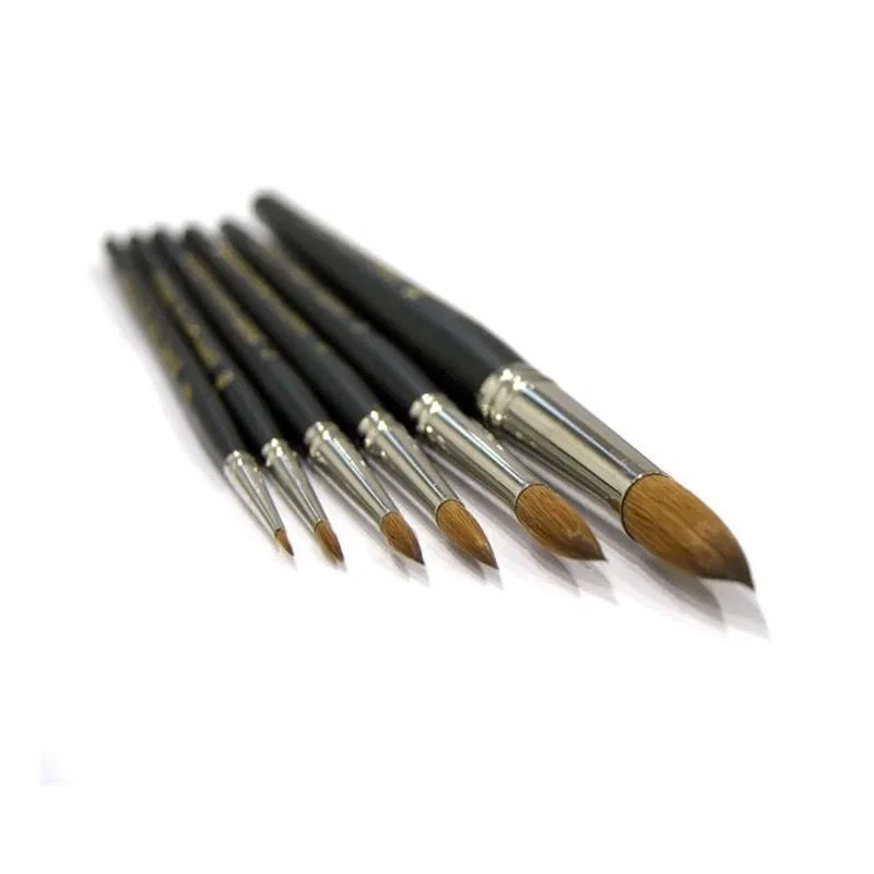 Seawhite Kolinsky Rot Zobellhaar Aquarell Pinsel Rund Holz 2/0 2 4 6 8 12 - Bild 1 von 1