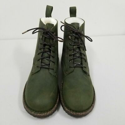 New w/o Box Birkenstock Bryson Shearling Hunter Green Narrow - Select Size