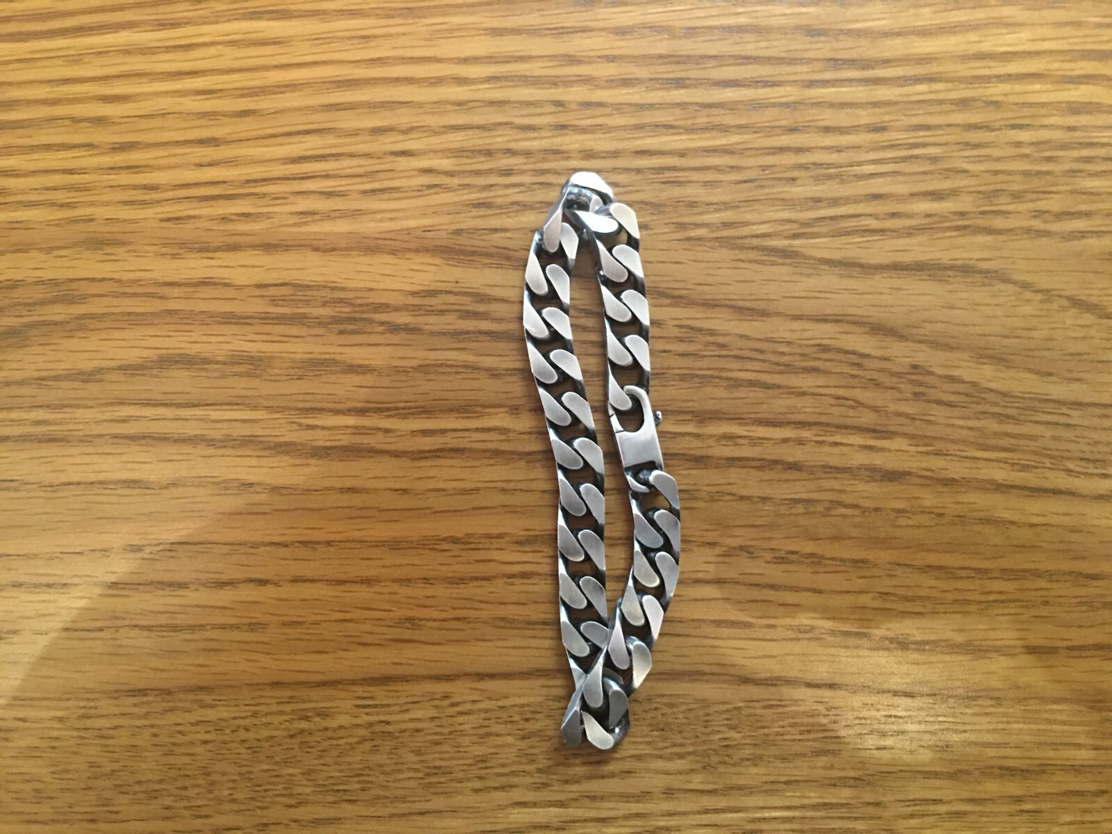 Mens solid sterling silver bracelet eBay